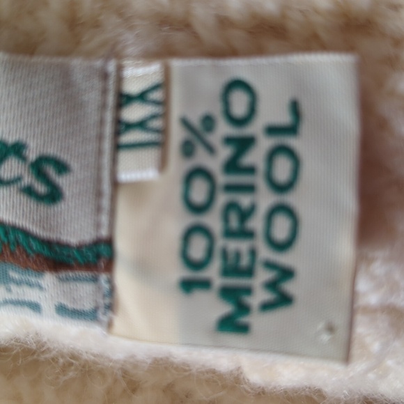 Aran Crafts Merino Wool Irish Fisherman Zipper Cardigan 1XX - Picture 16 of 16